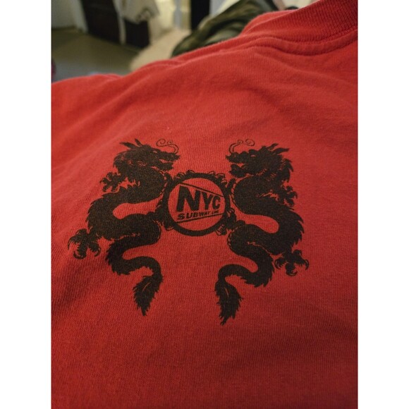 Vtg Canal St Station Chinatown Subway T-Shirt MTA New York City Transit XXL Rare - Picture 3 of 5